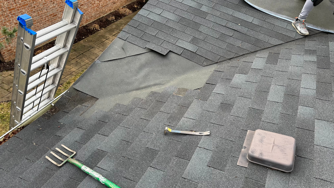 Repairing a Roof in a Valley in Arlington Heights, IL