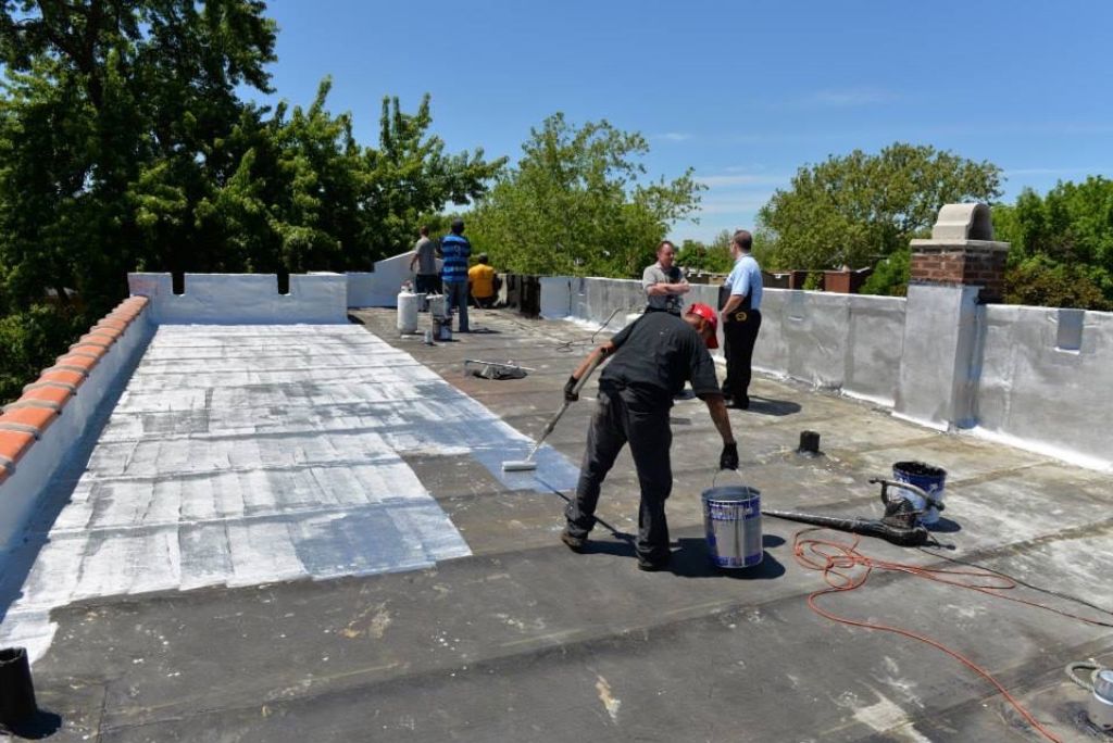 Modified bitumen flat roof installation chicago il